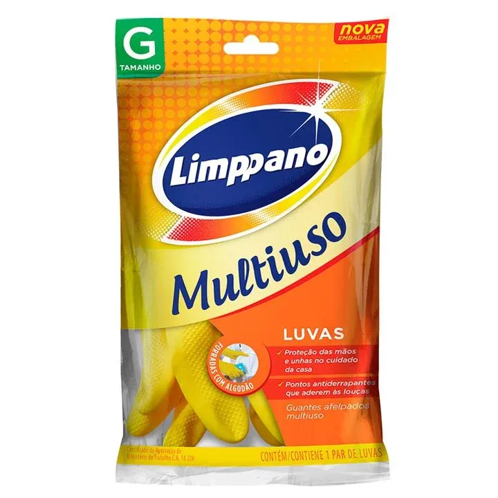 Luva Forrada Limppano Tam G