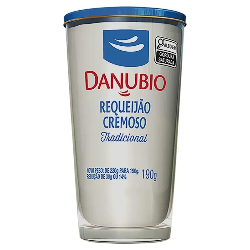 Requeijão Crem. Danubio Tradicional CP 190g