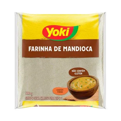 Farinha Mandioca Crua Yoki 500g