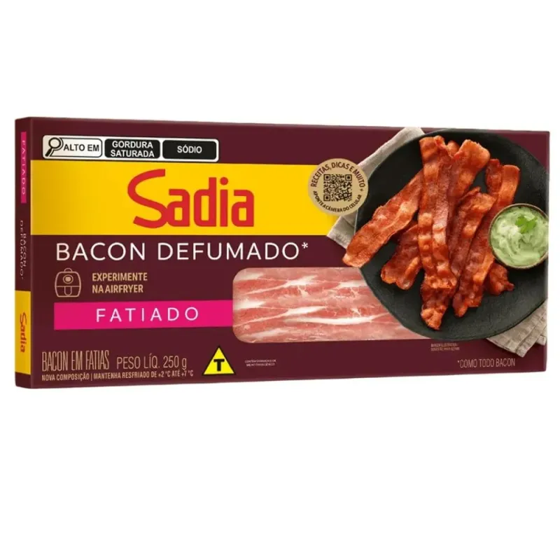 Bacon Sadia Fatiado 250g BAF