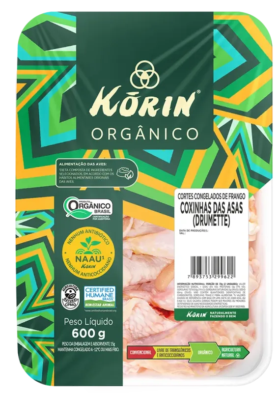 Coxinha da Asa Frango Korin Cong.