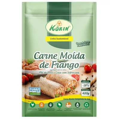 Carne Moída Frango Korin Cong. 400g