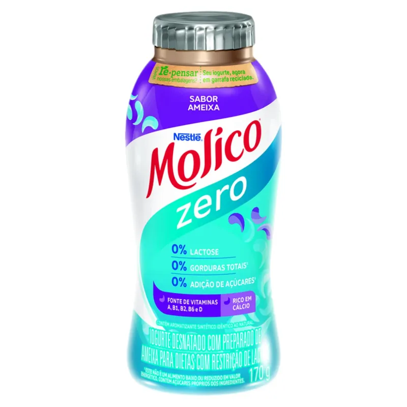 Iogurte Molico Triplo Zero Ameixa 170g